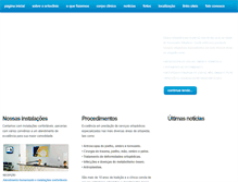 Tablet Screenshot of ortoclinic.com.br